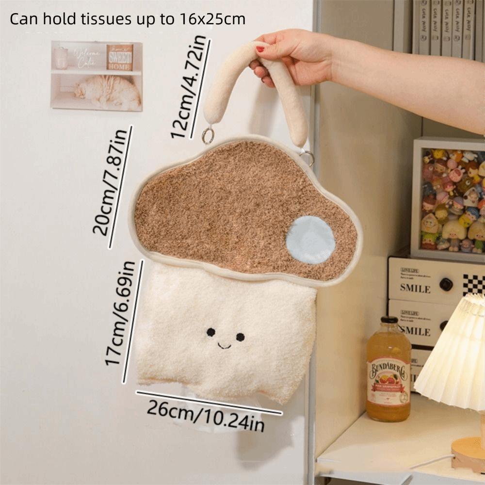 Detachable Hanging Tissue Bag Cloud-shaped Car Tissue Holder Cute Portable Tissue Cover  Outdoor
