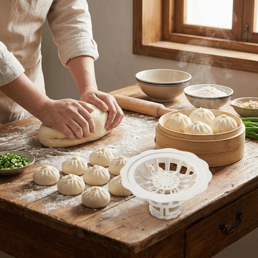 Saving Labor Baozi Making Mould Flower Shaped Steamed Bun Mold Dumpling Mold  Breakfast Bun Making