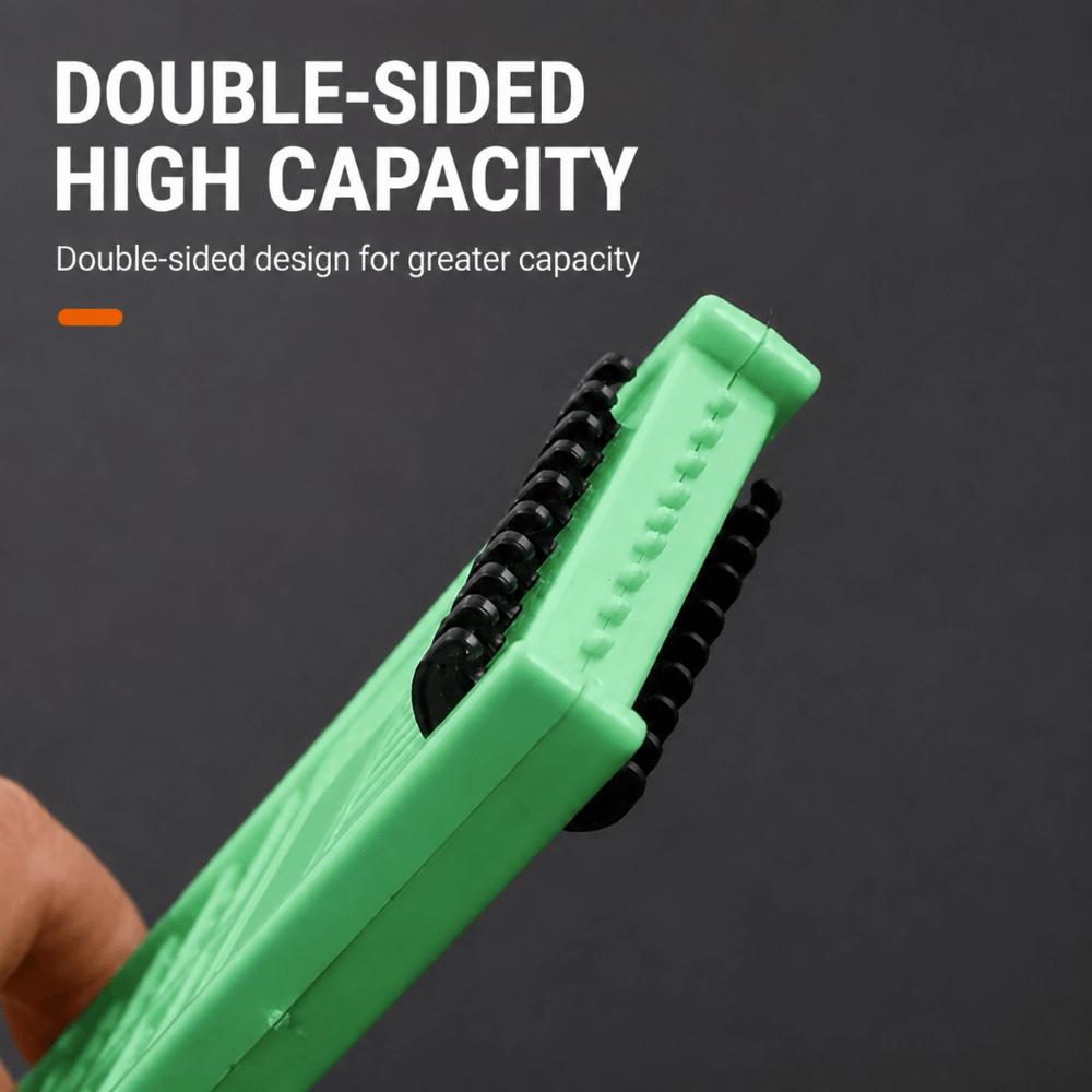 2PCS Plastic Fishing Leader Line Board Double-Sided Fishing Line Holder  for Fishing Rigs
