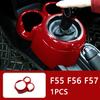 Auto Innenraum ABS Kunststoff Dekorationsabdeckung Roter Modifizierter Aufkleber für BMW MINI Cooper S F54 F55 F56 F57 F60 CLUBMAN Autozubehör