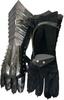 Medieval Silver Nazgul Gauntlets Unisex Steel Armor Gloves Crusader Costume