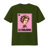 La Enojona Dona Florinda Chilindrina Chavodel8 Funny Mexican Loteria T Shirt Vintage Washed Breathable Designer Clothes Graphic