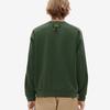 Fila Fusion Letter Academy Big Logo Loose Fit Crewneck Knit Sweatshirt Men sweatshirt Plant-Green T11M231204FDG
