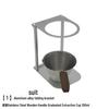 Aluminum Foldable Coffee Maker Stand - Portable, Lightweight, Multi-Model Accessories for Outdoor Use