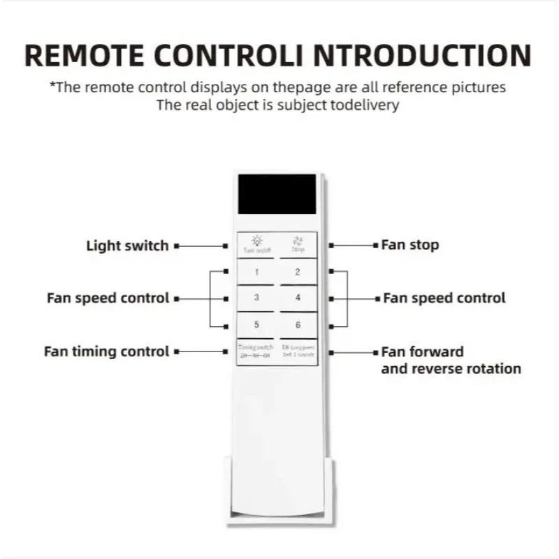 46-56" Low-Profile Electric Fan Light Household Integrated LED Lighting Fan Living Room ABS Blades Ceiling Fan Lamp