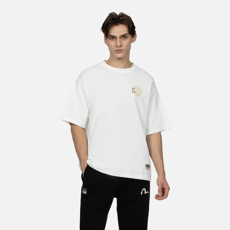 EVISU Great Wave Daicock-print Cotton T-shirt 2ESHTM4TS7067RXCT