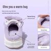 Hello Kitty Women's Winter Cotton Slippers - Cute Velvet Fur Heel 2024