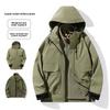 Winter Thickened Three-in-One Couple's Windbreaker Sports Jacket Three-Proof Detachable Outdoor American Workwear Jacket for Men