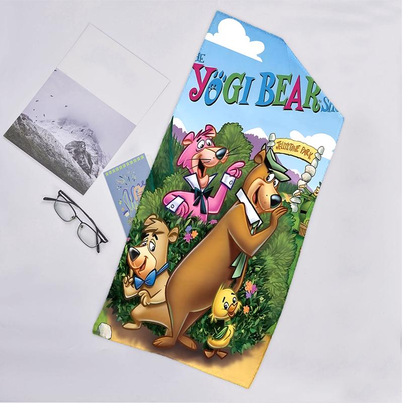 Yogi Bear Show Fashion Beach Towel: Ideal for Summer Adventures Soft, Absorbent and Quick Drying Suitable for Swimming and Bathing
