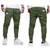 Men Cargo Pants With Drawstring For Casual Wear In Cotton Blend Fabric For Youth