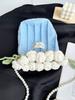 Rose bag, handmade DIY woven wool, rose bouquet, mouth bag, material bag, bucket bag, gift for girlfriend
