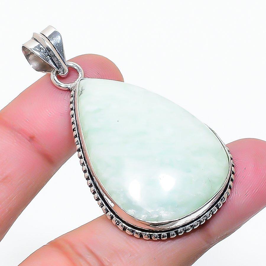 Natural Hememorphite Gemstone Handmade 925 Sterling Silver Pendant 2.05 AP-15334