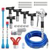 High-Pressure Airless Sprayer Kit: Nozzle, Duckbill Seat, Pipe, Spray Gun Filter, Extension Rod.