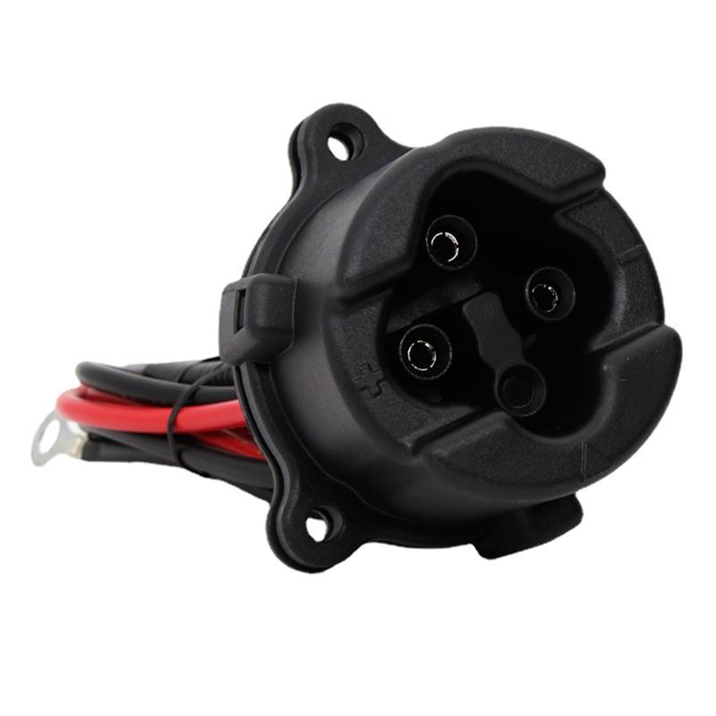 A58X-For Yamaha G29 Drive/YDRE Carts 2011-2017 Charger Receptacle JW9-H6181-00-00, JW9-H6181-01-00