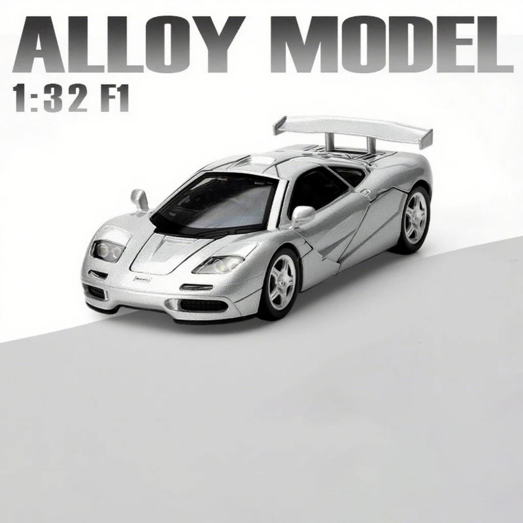 1/32 McLaren 1993 F1 Alloy Miniature Car Model Diecast Metal Scale Model Car Sound and Light Children Toy Car Vehicles Gifts