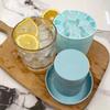 Silicone Ice Cup, Food Grade Cylindrical Ice Tray, Ice Cube Mold, Ice Storage Box, Household Small Ice Cube Mold, Ice Tray Production