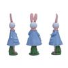 Seasonal Rabbit Sculpture Durable Resin Accessory Seasonal Home Ornament Ideal For Easter Gathering And Display