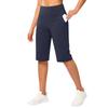 Capris de Yoga de Cintura Alta para Mujer con Bolsillo Bermudas Deportivos Elásticos para Fitness Running Gimnasio Entrenamiento Deportes