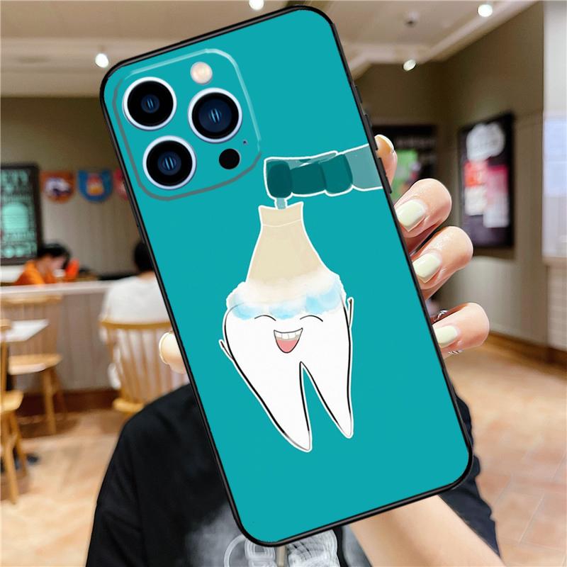 

Dental Definitions Tooth Case For iPhone 17 Pro Max 16 15 14 11 12 13 Mini Plus 16e 17 Air Bumper Cover Accessories iPhone 14Pro MAX