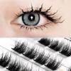 3 Pairs/set Mixed Styles False Eyelashes Set Instant Wool Eyelash Extensions False Eyelash  Women
