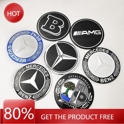 Nouveau Cache-moyeu de Roue de Voiture 80% 56mm 60mm 65mm 75mm Autocollant pour Mercedes Benz W204 W205 W212 W213 W177 W176 W117