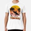 Retro Mackay Sunset Surfer Design  Premium T S To 5XL Made In the AU/USA T-Shirt