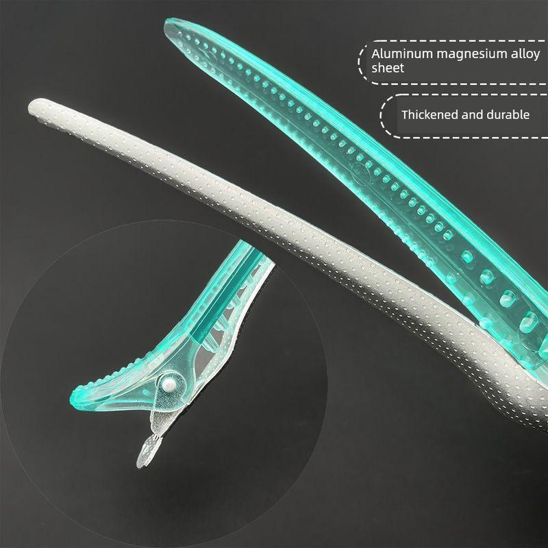 New Large Hair Clip with Extended Length for Hair Cutting and Sectioning, Crystal Non-Marking Clip, Professional Clip for Hairdressers