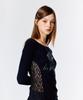LARTIGENT L15 Lace Slim T-Shirt (Black)