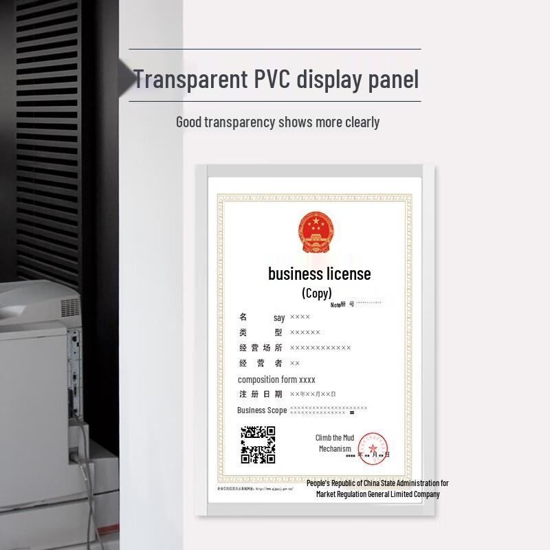 Magnetic Document Display Frames