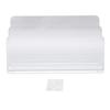 Acrylic Mail Sorter Transparent Mail File Organizer Clear Desktop Letter Holder  Desk Storage