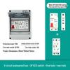 HT-Circuit Waterproof Outdoor Distribution Box for Construction and Household Electric Metering, Surface Mounted Switch Box.