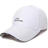 Embroidery Letter Baseball Hat Adjustable Outdoor Sun Visors White Black Solid Color Snapback Bonnet Casual Cotton Peaked Cap