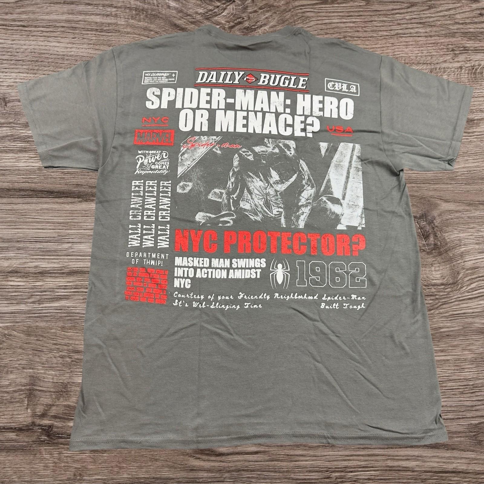CVLA x Marvel Spider-Man Graphic Adult Size X-Large Unisex T-Shirt XXXXL