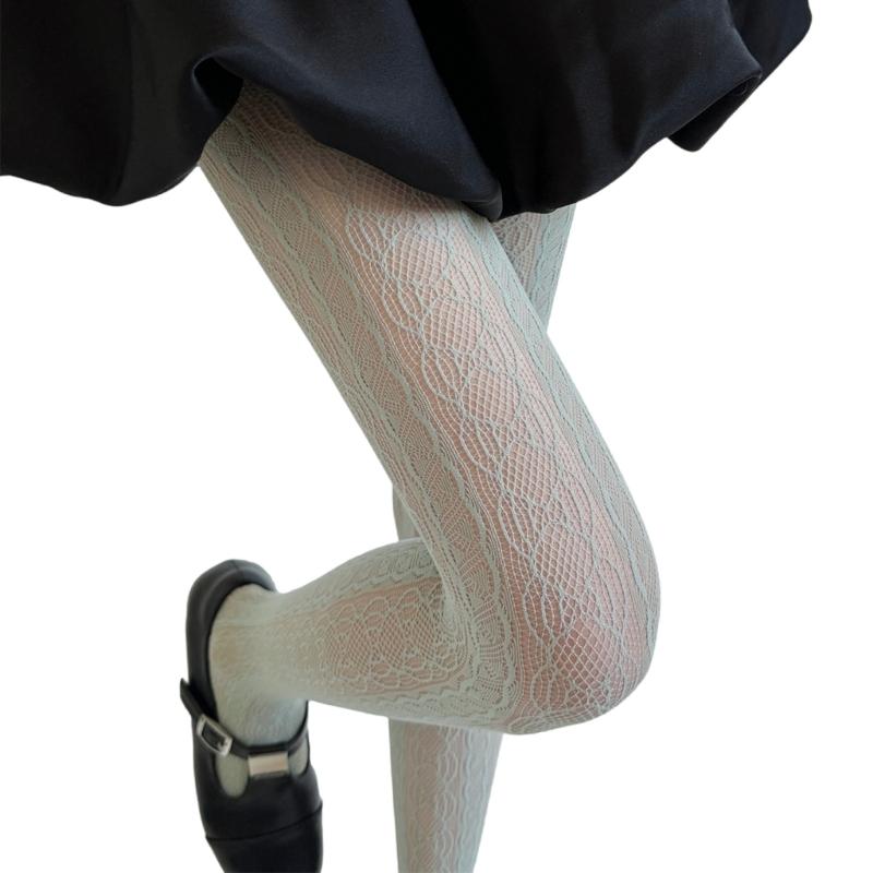 Patterned Fishnet Stockings Leggings,High Waist Tights Stockings for Women,Fishnets Thigh High Stockings Pantyhose