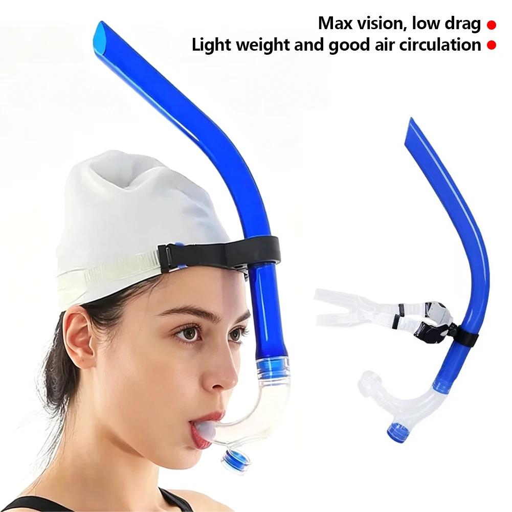 High Quality Professional Dry Top Snorkel - Silicone Adjustable Breathing Tube for Swimming Snorkeling Diving Training For Adult