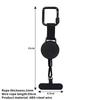 Retractable Anti-Theft Phone Holder Rope Cellphone Lanyard Strap Smartphone Case Safety Tether with Belt Clip Cellphone Lanyard 5