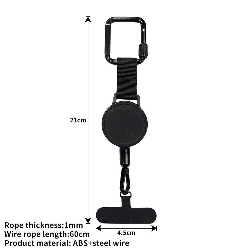 Retractable Anti-Theft Phone Holder Rope Cellphone Lanyard Strap Smartphone Case Safety Tether with Belt Clip Cellphone Lanyard 5