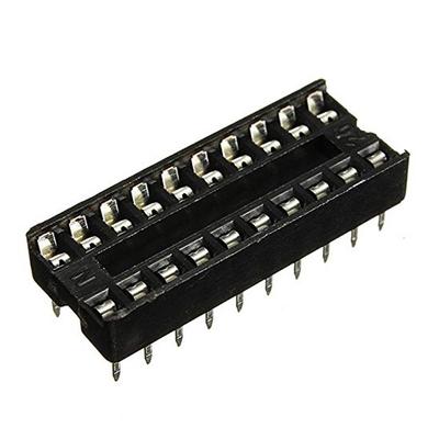 50PCS 20pin DIP IC Socket Adaptor Solder Type Socket Pitch Dual Wipe Contact