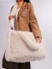 Winter Fashion Women's Furry Tote Handbags Large Capacity Commuter Ladies Faux Fur Shoulder Bag Soft Plush Female Crossbody Bags