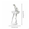 Ballerina Figurine Elegant Design Ballet Statue Artistic Decor Dancing Girl Ornament for Girls,