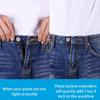 Confezione da 4/12 Estensori Vita Jeans Senza Cuciture Facilmente Regolabili - Bottoni Espansori Pantaloni Regolabili Aggiunge 1-1,4 Pollici Unisex in Khaki/Blu/Nero