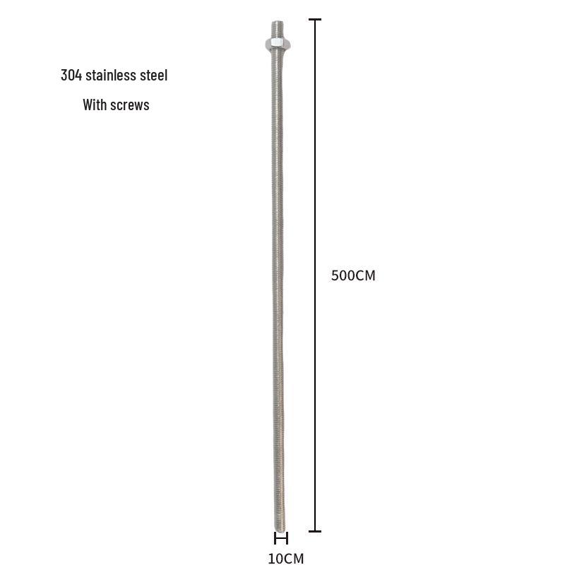 304 Stainless Steel M8/M10 Threaded Rod Bolt Stud