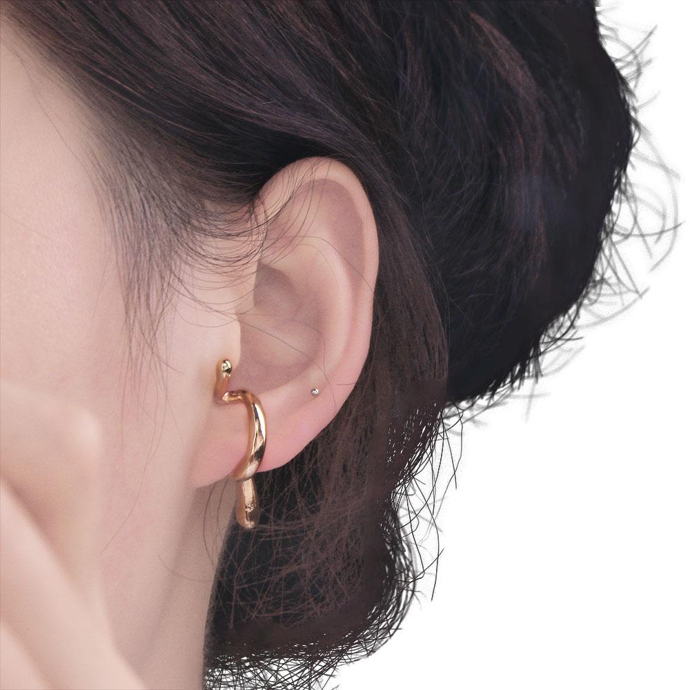 For Women Snake Shape Ear Cuff Earring Without Piercing Cartilage Earring Clip On Earrings