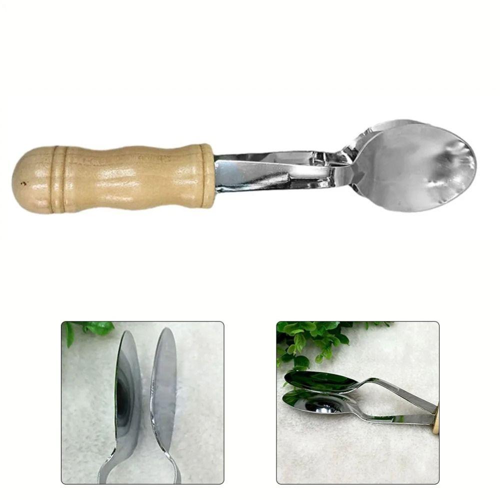 20CM Musical Spoons Wooden Handle Spoon Musical Instrument Percussion Instrument Accessories