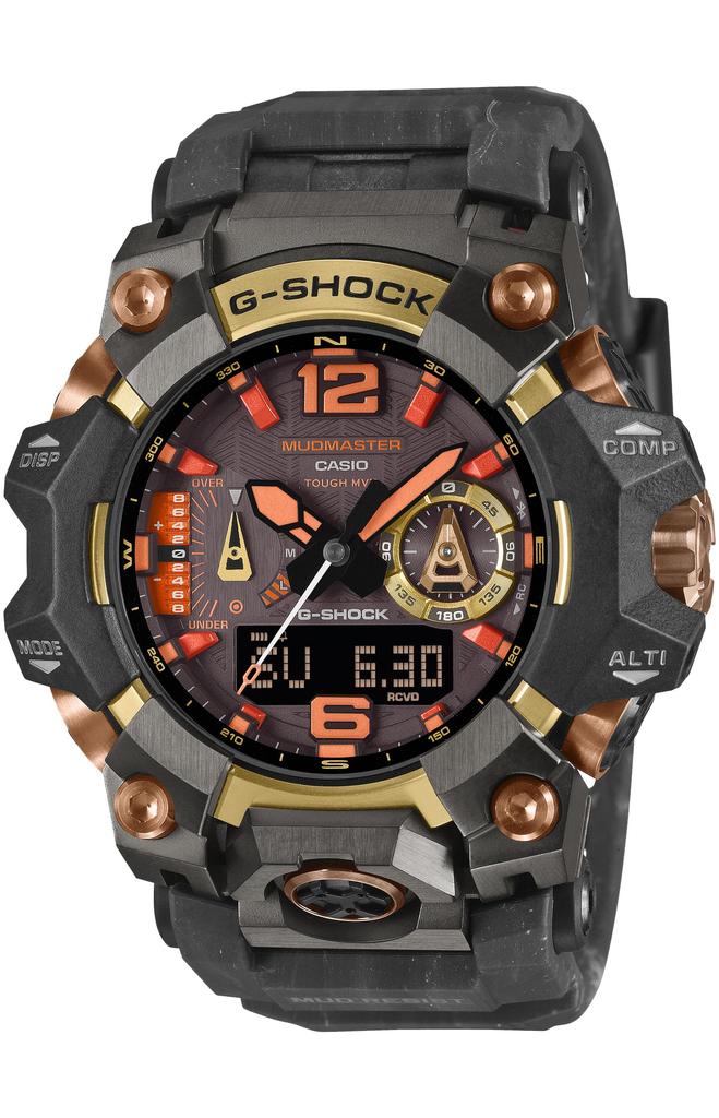 CASIO G-SHOCK MUDMASTER GWG-B1000MG-1A9JR Orologio Solare Bluetooth da Uomo Oro Magma Nero Zaffiro Fatto in Giappone Originale