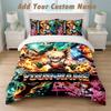 Bettwäsche-Set 1 Bettbezug 2 Kissenbezüge My Hero Academia Print Weiche Bettwäsche Schlafzimmerdekoration