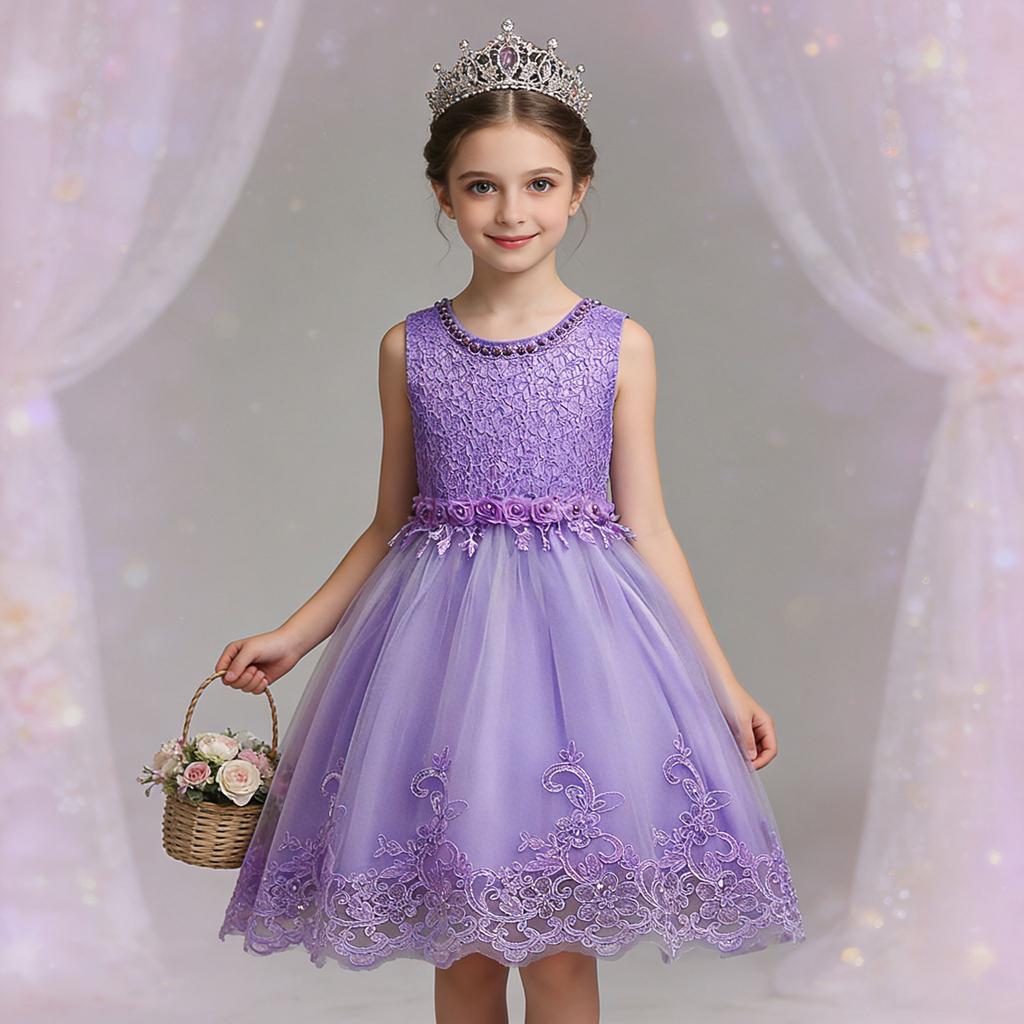 Modische Prinzessinnenkleider für Mädchen: Elegante Festkleider für Kinder
