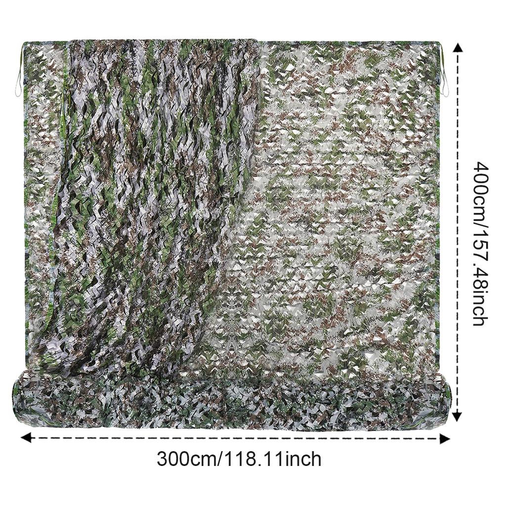 Camouflage Netting, Forest Camouflage Netting Roll, Hunting Concealment Net, Suitable for Camping, Hunting, Party Decorations