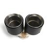 Universal Carbon Fiber Dual Tailpipe Exhaust - Stainless Steel