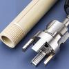 Durable 4/6 Points PVC Pipe Threader Kit Internal/External Thread Fast Thread Tap Pipe Threader Waterpipe Tapping Tool